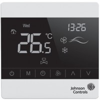Johnson Controls T8200-TB20-9JR0 LCD digital touch screen thermostat c/w remote sensor